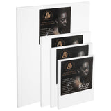 New York Central Portrait-Smooth Artist Canvas Panels- Assorted Popular Sizes Set of 12- Professional Quality 100% Cotton Canvas