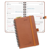 POPRUN Pocket 2026 Planner (Small Size- 4 x 6.25) Weekly and Monthly for Purse - Calendar 2026 (Jan. 2026 - Dec.2026) with S