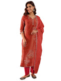 Libas Women'S Silk Blend Kurta Set (49327