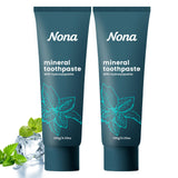 Nano Natural Probiotic Hydroxyapatite Toothpaste - Mild Mint | Fluoride-Free, Remineralizes Teeth, Freshens Breath, Suitable for