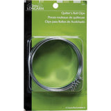 Dritz Longarm 3701 Quilters Roll Clips (6Count), Silver