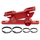 Quick Release Fire Extinguisher Mount - Aluminum Adjustable UTV Roll Bar Fire Extinguisher Holder Mounting Bracket for Jeep Wran