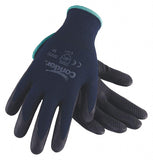 Coated Gloves, Nitrile, S, Navy/Black, PR