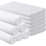 BBTO 12 Count Sublimation Cooling Towels Bulk for Sports 40x12 White Golf Sweat Gym Towel Ice Breathable Soft Chilly Microfiber