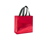 STONKAR Metallic Laminated Shopping Bag | Carry Bag for Return Gifts | NonWoven Gift Bags | Tote Bags (Pack of 10 Pcs) | 9 Sma
