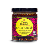 Maya Kaimal Chili Crisp, Medium Heat - Indian Tarka-Style Oil with Fried Garlic, Shallots & Chili Flakes - Pan-Asian Condiment f