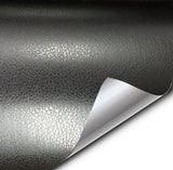 VViViD+ Fine Grain Black Leather Vinyl Wrap Sheet Roll - Soft Touch (10ft x 5ft)