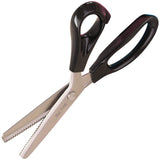 Hui Tong Strong & Sharpe Pinking Shears for Fabric,Serrated and Scalloped Pinking Sheers,3mm,5mm,7mm (Serrated 3mm)