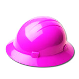 ERB 19199 Americana Full Brim Mega Ratchet Hard Hat, Size: 6 1/2 8, Pink