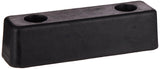 Buyers Products B5760 Molded Rubber Bumper, 2 X 2-1/4 X 7-3/4 Inch, Set of Two Bumpers For Truck And Trailer Protection, Durable