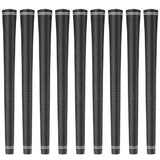 Karma Revolution 360 Golf Grips, Men Black Standard Size 9-Piece Golf Grip Set, No Alignment Grip, Easy Installation Replacement