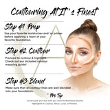 Aesthetica cosmetics cream contour and Highlighting Makeup Kit - contouring Foundationconcealer Palette - Vegan, cruelty Free &