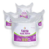 Tazza TAZZAWP1200 Wet Wipes - Bulk 4 x 1200 Ct, Durable Pre-Saturated Cleaning Gym Equip Wipes. 1 penny a wipe!