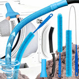Dryer Vent Cleaner Kit with Universal Vacuum Hose Attachement Compatible with Most Vacuum Cleaners, Dryer Lint Cleaner Remover w