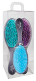 Olivia Garden OG Brush Collection, removable cushion, scalp hugging massages the scalp, 1 fine to medium and 1 medium to thick d