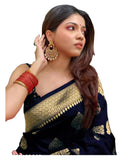 Sugathari Womens Banarasi Saree Pure Kanjivaram Silk Saree Soft new ladies 2023 Design Wear Pattu Sarees Latest Cotton Party Sar