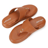 Ortho Joy Doctor Fancy Slipper For Women || Orthopedic Women'S Fancy Slippers For Women,Tan,7,B0CQCXL5NM