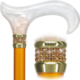 Pearlz Designer Adjustable Cane (red)