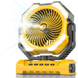 Misting Fan Portable with 250ml Water Tank, 12000mAh Rechargeable Cooling Fans for Outside, Outdoor Water Misters with 2 Mist Mo