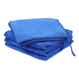 HARFINGTON 4 Pack Microfiber Cleaning Cloth, 10inch x 10inch MultiFunctional Cleaning Towels Reusable Absorbent Rags with Hook for Ca