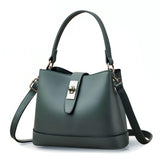 Adisa Women'S Girls Bucket Cross Body Bag With Sling (Sl5139) (Dark Green),Dark Green,,B0DSGKD2QZ
