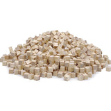 1cm Wood Blocks for Crafts, 500Pcs Unfinished Wood Cubes, Natural Pine Small Wood Square Blocks, Wooden Cubes for Arts Crafts an