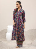 Libas Women'S Cotton Blend Kurta Set (400277Ir_Purple