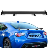 SCITOO Black Aluminum Rear Trunk Spoiler Wing 57 Inch x 7.28 Inch Universal Replacement fit for Ford for Lincoln for Chevy Chrys
