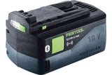 Festool 578939 BP 18 Li 5.0 HP-ASI HighPower Battery Pack | 18V 5.0Ah Bluetooth Li-Ion Battery with Airstream Fast Charging Tech