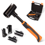 Swozzto Door Hinge Gap Adjusting Tool Kit,2025 New Upgrade Hinges Gap Adjusting Wrench,4 Size Heavy Duty Steel Door Hinge Repair