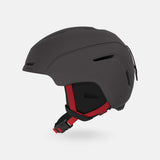 Giro Neo Jr. Kids Ski Helmet - Snowboard Helmet for Youth, Boys & Girls - Matte Graphite/Bright Red - M (55.5-59cm)