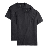 Hanes mens Hanes Mens Beefy Tall Short Sleeve Tee Value Pack (2pack) T Shirt, Charcoal Heather, 4XLarge Tall US