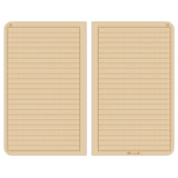 Rite In The Rain Weatherproof Hard Cover Notebook, 4.25 X 6.75, Tan Cover, Universal Pattern (No. 970Tf-M)