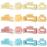 Hair Claws 16 Pcs Hair Clips for Women Thin Thick Curly Hair Large and Small Matte Banana Clips Strong Hold Nonslip