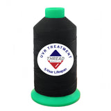 Sissewpro 8oz UV Resistance Tex210 Bonded Polyester Thread 207 Heavy Duty Outdoor Marine Upholstery Thread for Sewing Machines,A