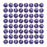 MJDCB 45pcs Purple Cat Eye Stone Beads 8mm Round Crystal Loose Bead for Jewelry Making DIY Bracelets Necklace Accessories