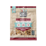 Howl's Kitchen Biscuits, 12 oz Bag, 1 Count, Beef, Chicken and Peanut Butter Mix, Rawhide Free, All Natural Chewy Dog Treats, fo