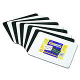 Chenille Kraft Creativity Street 988310 Combination DryErase/Chalk Board, White/Black, Mini Up to 2 (Set of 10)