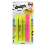 Sharpie Tank Highlighters, Chisel Tip, Yellow (5Pack)
