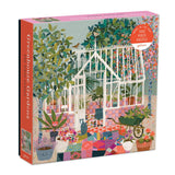 Galison Greenhouse Gardens 500 Piece Puzzle from Galison - Featuring Colorful Illustrations, 19 x 19, Fun & Challenging, Unique