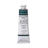 M. Graham 2Ounce Tube Acrylic Paint, Phthalocyanine Green