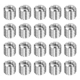 HARFINGTON 20pcs Thread Repair Inserts M12 x 1.75 Male to M6 x 1 Female Thread 12mm Long Stainless Steel Reducing Nuts Metric Se