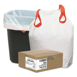 Webster Industries DrawNTie HeavyDuty Hexene Resin Trash Bags (200 Case), 13 Gallon