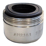 LASCO 091979 Fit Most Dual Thread Faucet Aerator with Standard Male and Female Adapter, Satin Nickel