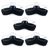Gecko Travel Tech Reading Glasses Variety Pack - 5 Strengths in 1 - Convenient Phone Holder with 3M Adhesive (5 PACK - 5 Strengt