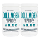 Natures Plus Collagen Peptides - 0.65 lbs Powder, Pack of 2 - Hair, Skin, Nail & Joint Health, Immune System Support - Non-GMO,