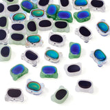 Sparkeads 40Pcs Crystal Mood Beads Temperature Sensing Color Changing Glass European Bear Beads Cute Animal Shape Spacer Bead Tw