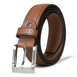 Fantastix Tan Premium Leather Belt For Men, 1.25 Cm Wide, SemiFormal & Formal, Sizes 3248 Cm (36)