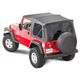 MasterTop Replacement Soft Top Fabric - Fits Jeep Wrangler TJ 1997-2006 - Jeep TJ Soft Top with Removeable Side Quarter & Rear W