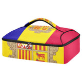 SyXIOP Insulated Casserole Carrier Bag Flag of Andorra